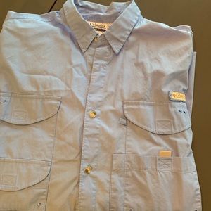 Men’s short sleeve Columbia fishing shirt